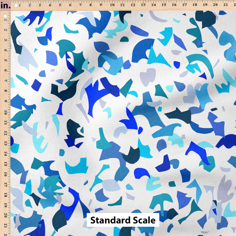 Ruler Scale for Cut and Paste (Blue) by Rachel Parker